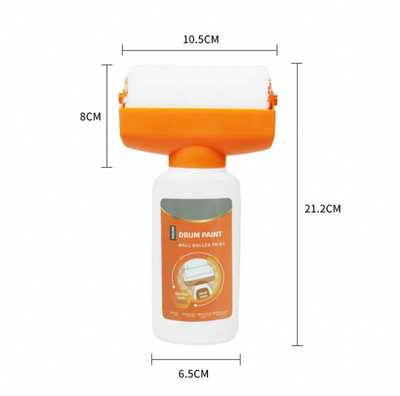 2X1 Roller paint® - Rodillo Reparador de Paredes