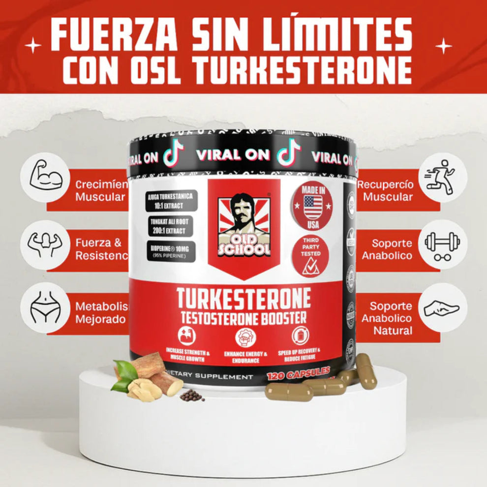 TURKESTERONE CON TONGKAT ALI 120CAPS
