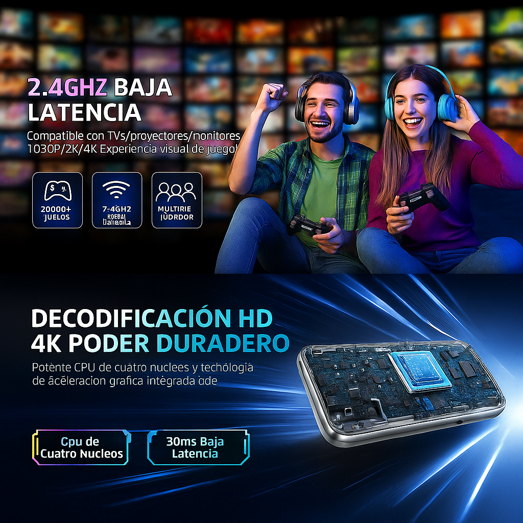 Consola Videojuegos Retro Game Stick Lite