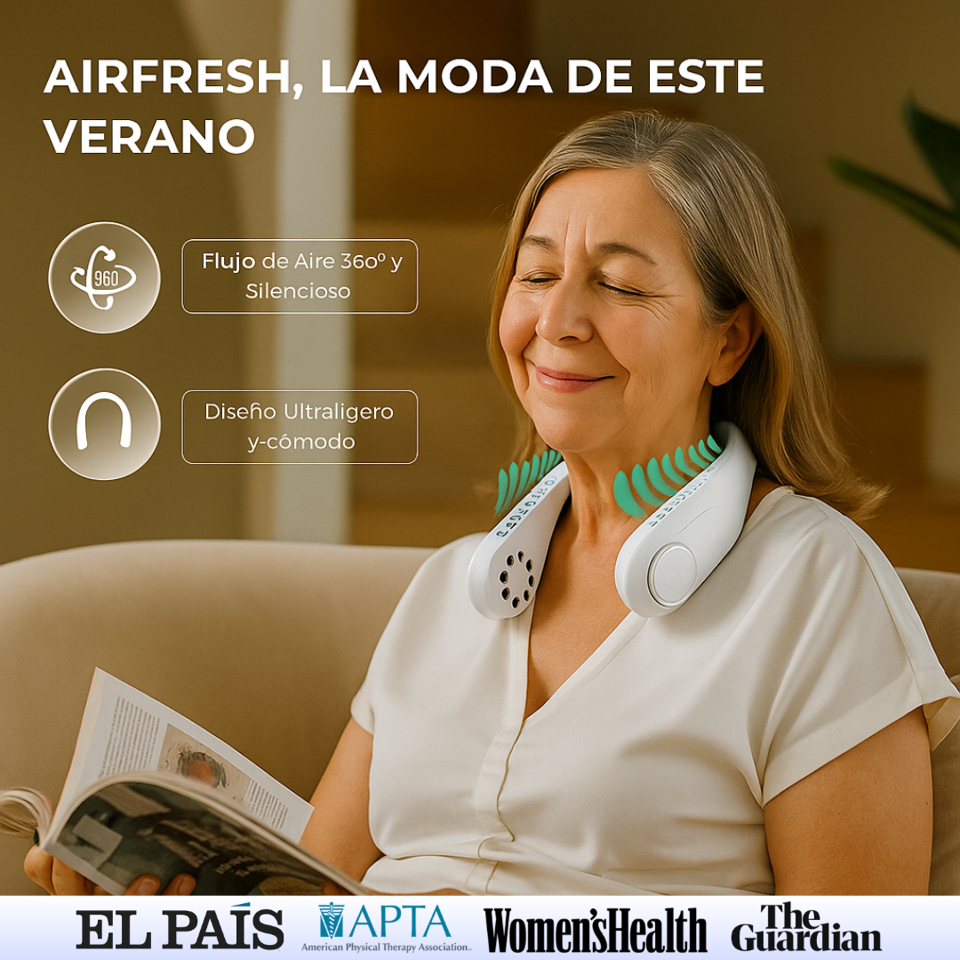 Ventilador de Cuello AirFresh® - La Moda del Verano