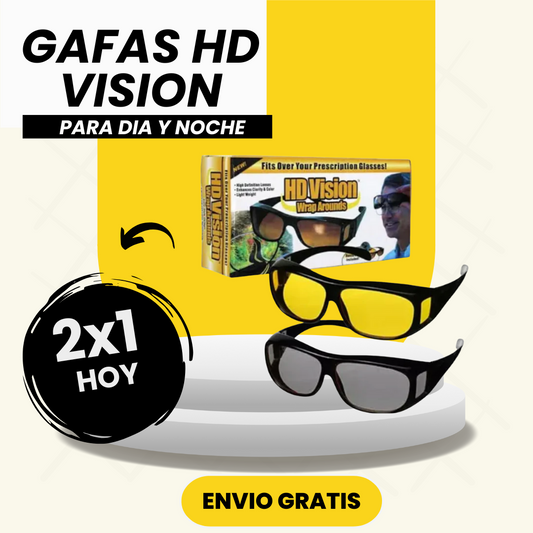 Gafas HD Para Conducir de DIA y NOCHE 2 x 1