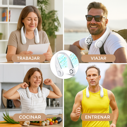 Ventilador de Cuello AirFresh® - La Moda del Verano