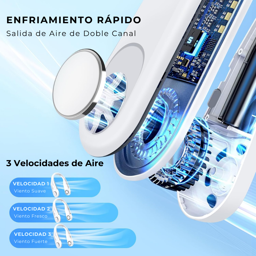 Ventilador de Cuello AirFresh® - La Moda del Verano