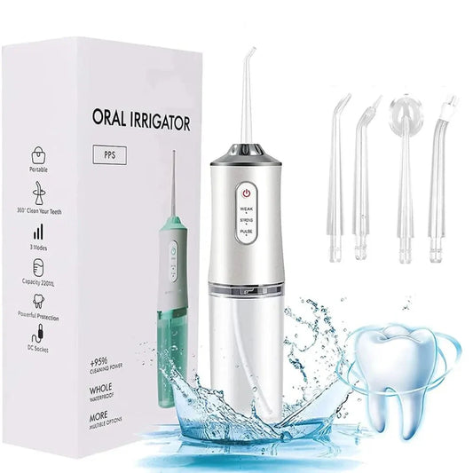 HydroSmile™ | Irrigador Bucal + 3 Boquillas de Regalo