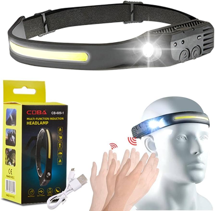 SensorBeam Pro® - LINTERNA PRO DE CABEZA CON SENSOR DE MOVIMIENTO