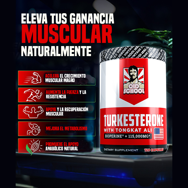 TURKESTERONE CON TONGKAT ALI 120CAPS