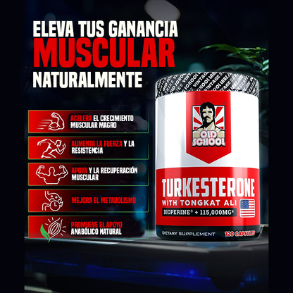 TURKESTERONE CON TONGKAT ALI 120CAPS