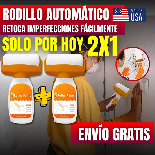 2X1 Roller paint® - Rodillo Reparador de Paredes