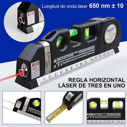 Nivelador Láser Pro 4 en 1 – Precisión y Versatilidad en tus manos